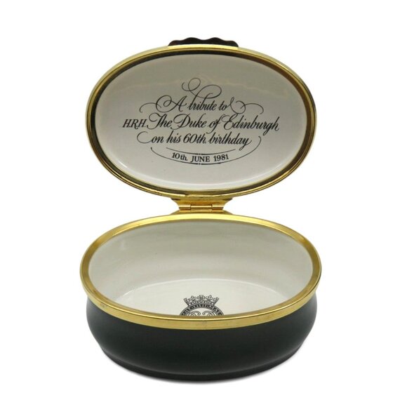 HALCYON DAYS Duke of Edinburgh Castle England Enamel 133/250 Limited Edition - Picture 5 of 10